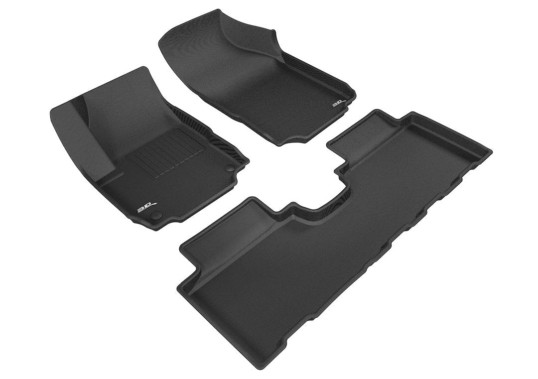 3D Mats CH08501509 Equinox KAGU Black Two-Row Floor Mats - image 1