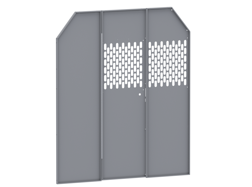 Holman 40651 Bolt-On Steel Divider with Three Center Panels