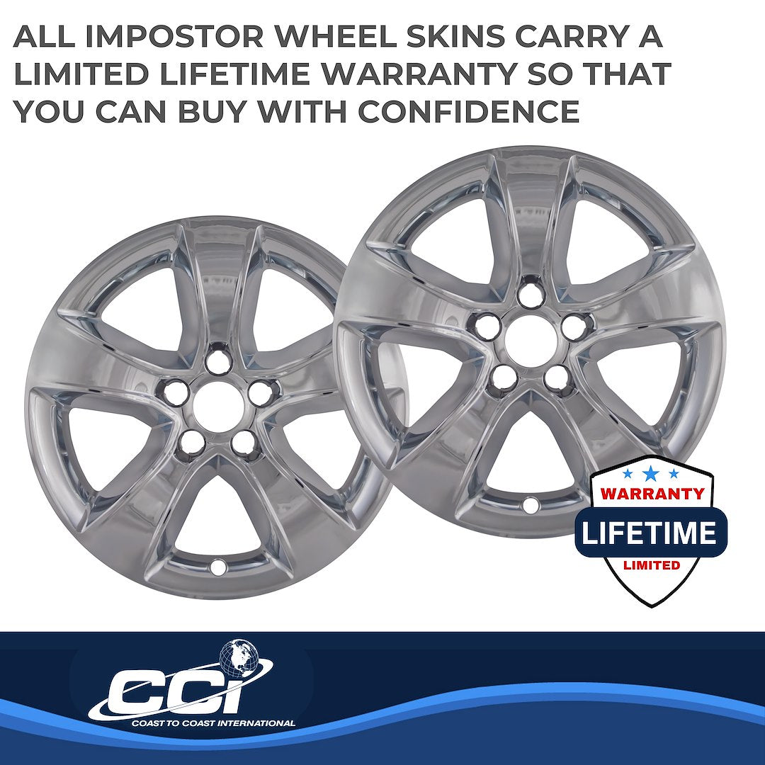 Coast To Coast IMP352X Charger 17-Inch Chrome Skin Set - image 3