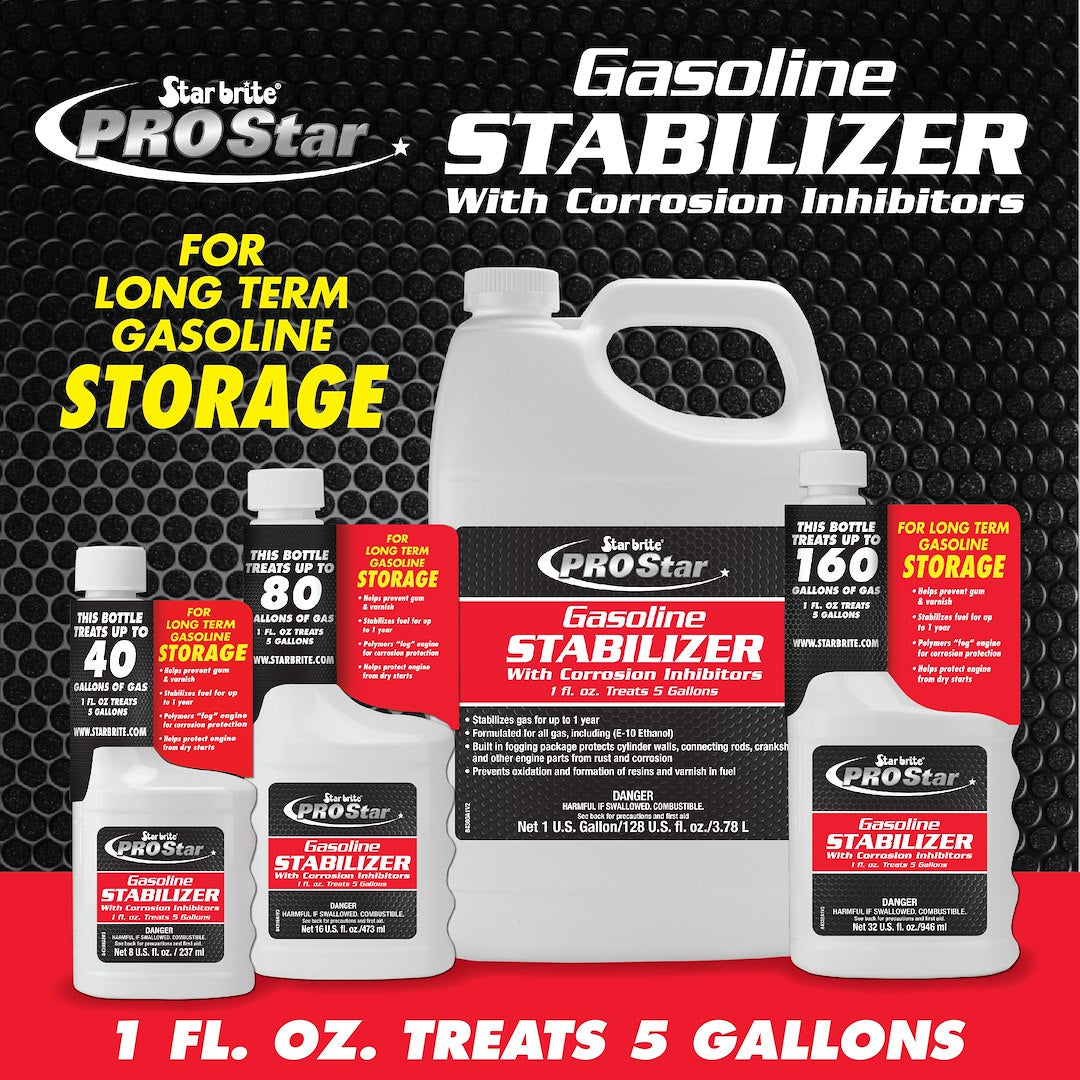 Star Brite Prostar for Gasoline Fuel Additive Treats Up to (084308P)