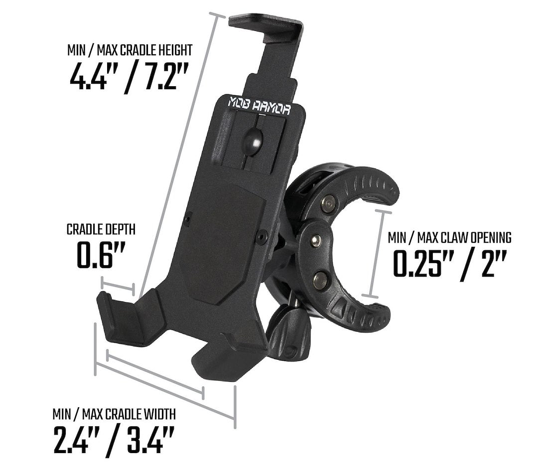 Mob Armor Mobc2-Blk-Lg Mob Mount Claw Device Holder