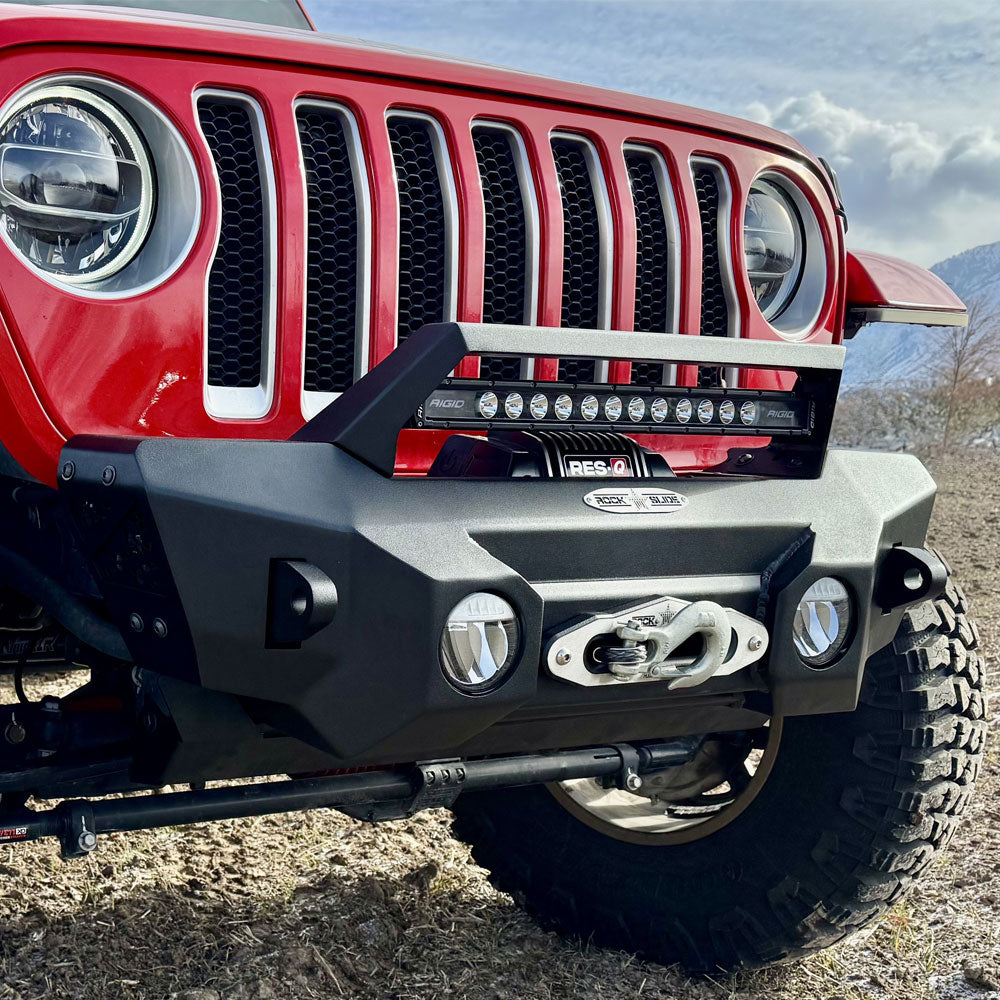 Rockslide Engineering FB-S-300-JL Shorty Front Bumper Assembly