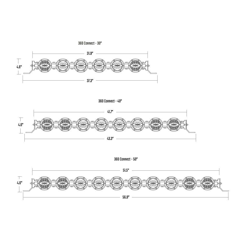 Rigid 36310 360 Connect Lighting Bar