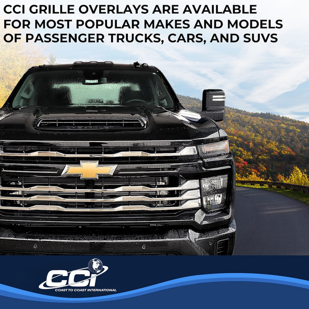 Coast To Coast GI208 Silverado 2500 WT/LT Chrome Grille Trim - image 5