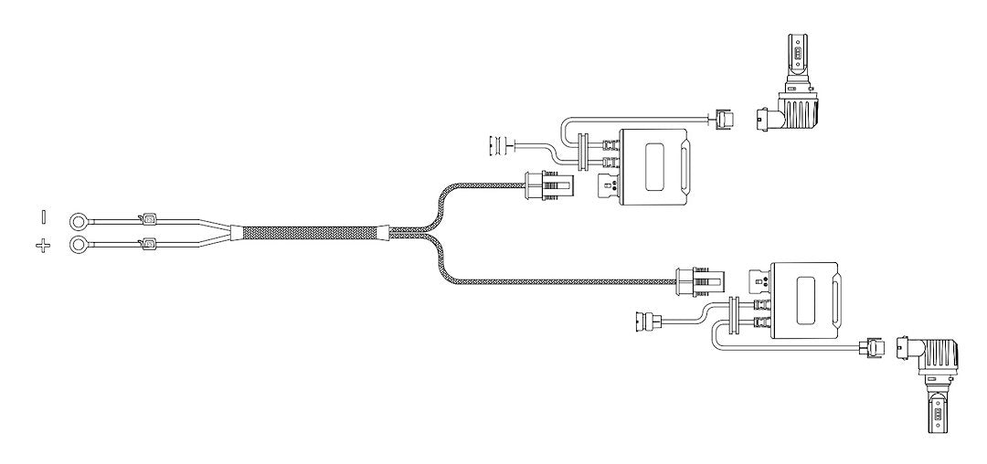 ARC Lighting 20953 9005 Super Decoder Harnesses, Pair - image 3