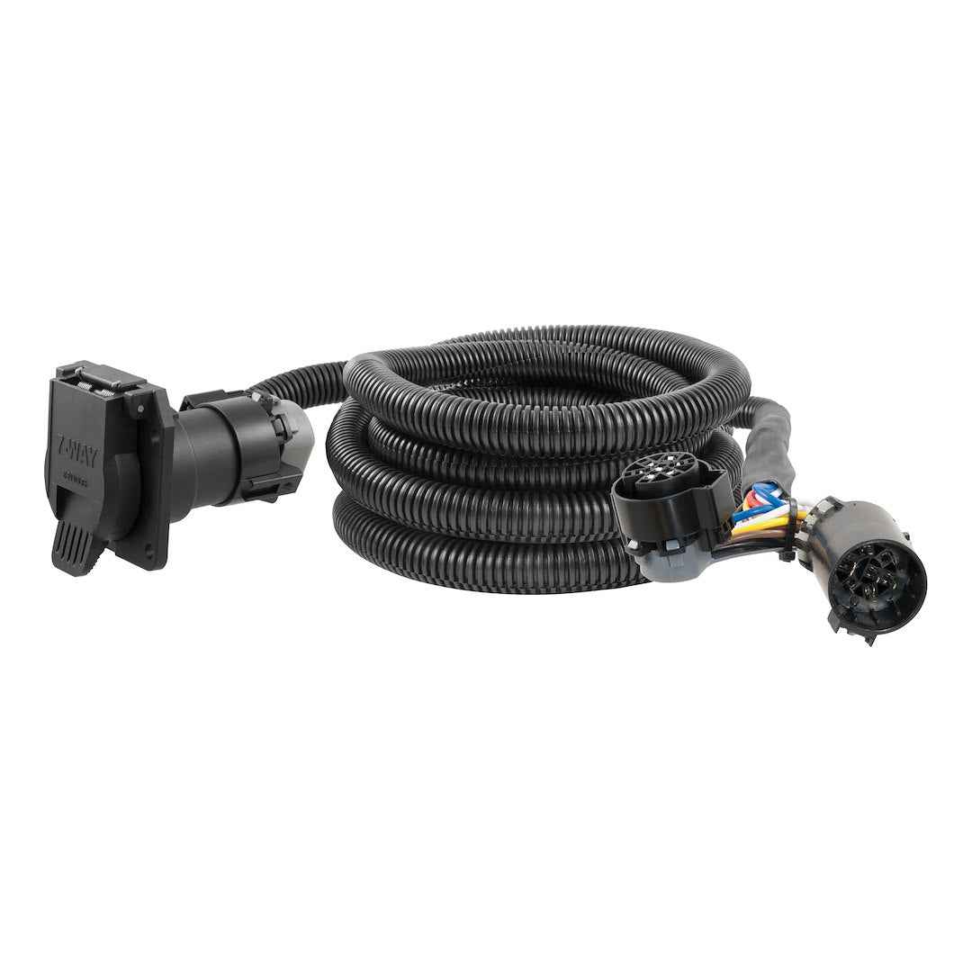 CURT 10-ft Truck-Bed Wiring Extension - 7-Way RV Blade – 56000