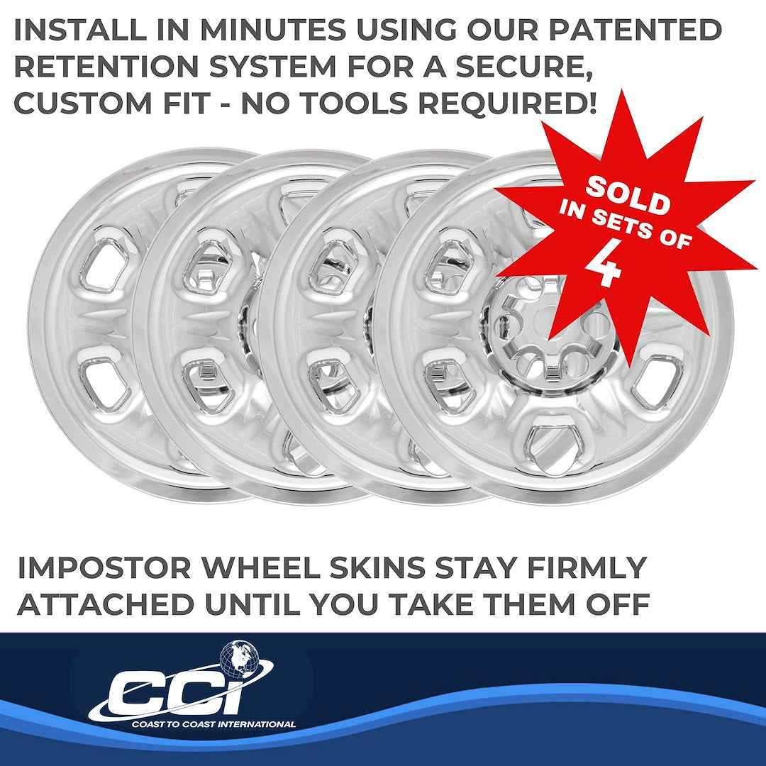 Coast To Coast IMP69XN Frontier 16-Inch Snap-On Chrome Cover