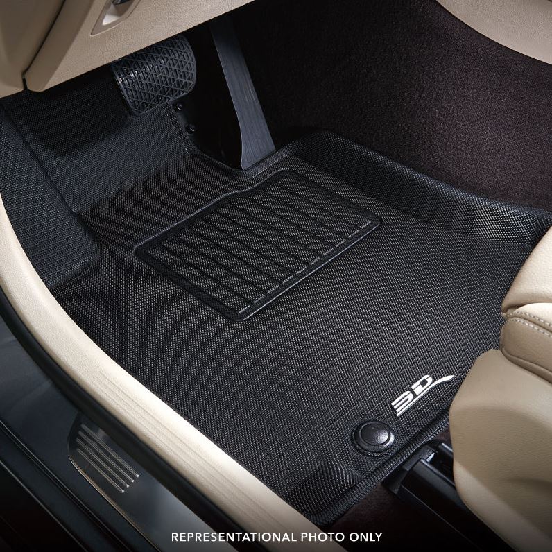 3D Mats JP00501509 Grand Cherokee KAGU Black Two-Row Mats - image 2
