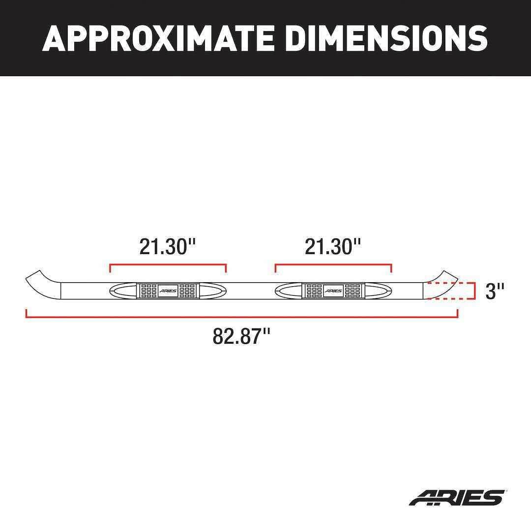 Aries 205041-2 Dodge/Ram Crew Cab Polished Side Steps
