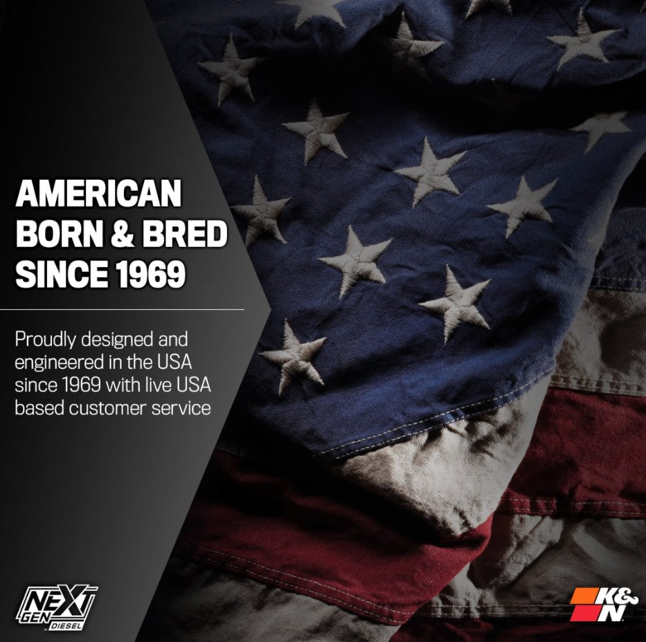 K&N 50-2600d NextGen Diesel Dryflow Intake System