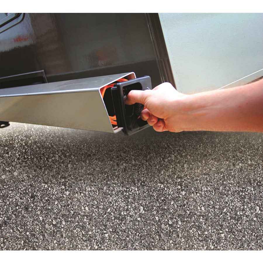 Camco 4-Inch Vented Sewer Bumper Cap with Grip Ribs – 40325