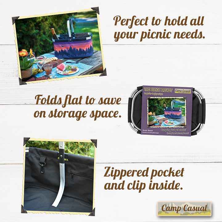 Camp Casual Picnic Basket – CC-010SSB