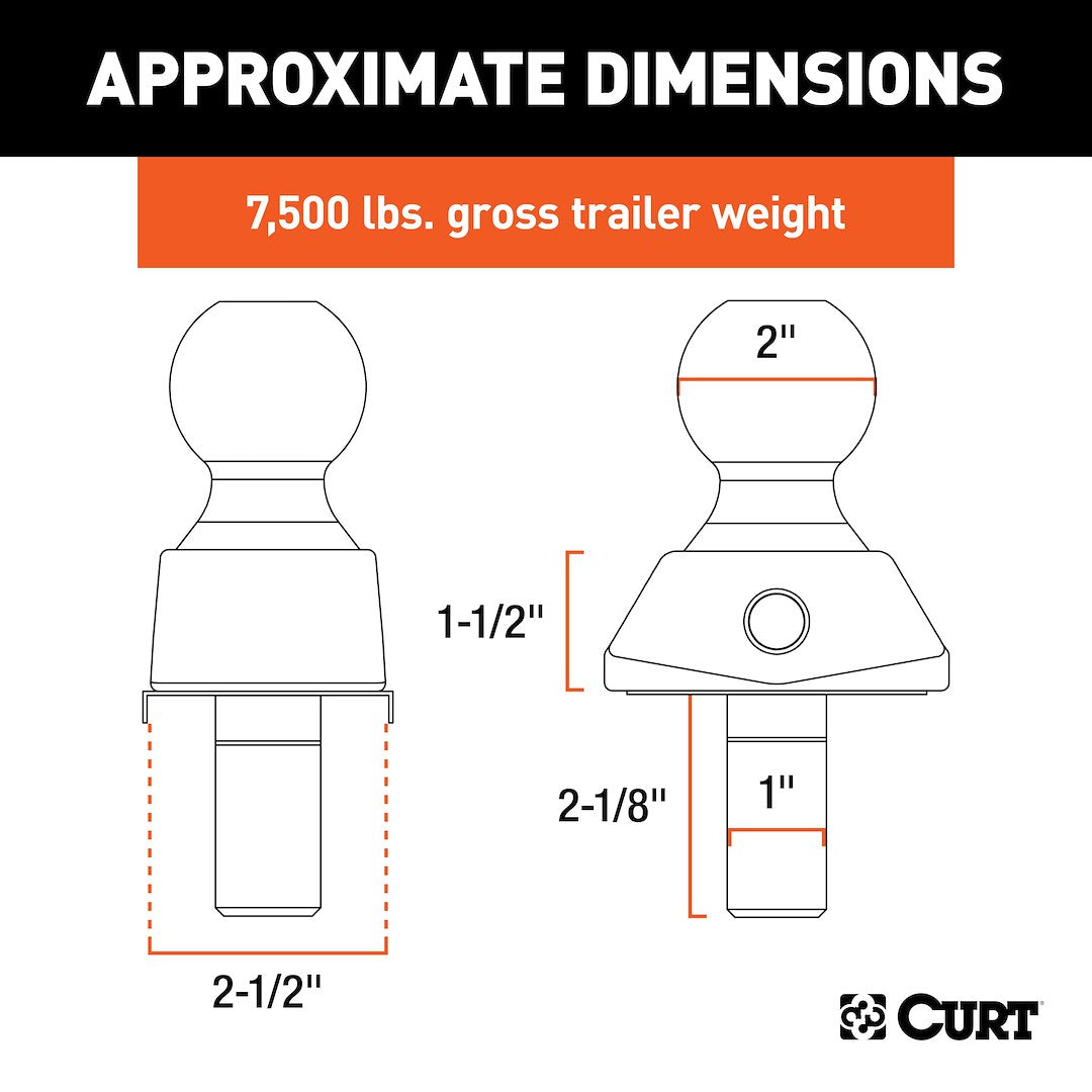 Curt 40247 Trailer Hitch Ball - image 9