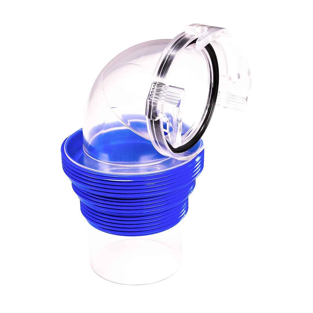 Duraflex 22192 Clear 3-1/2-Inch Gator Sewer Elbow