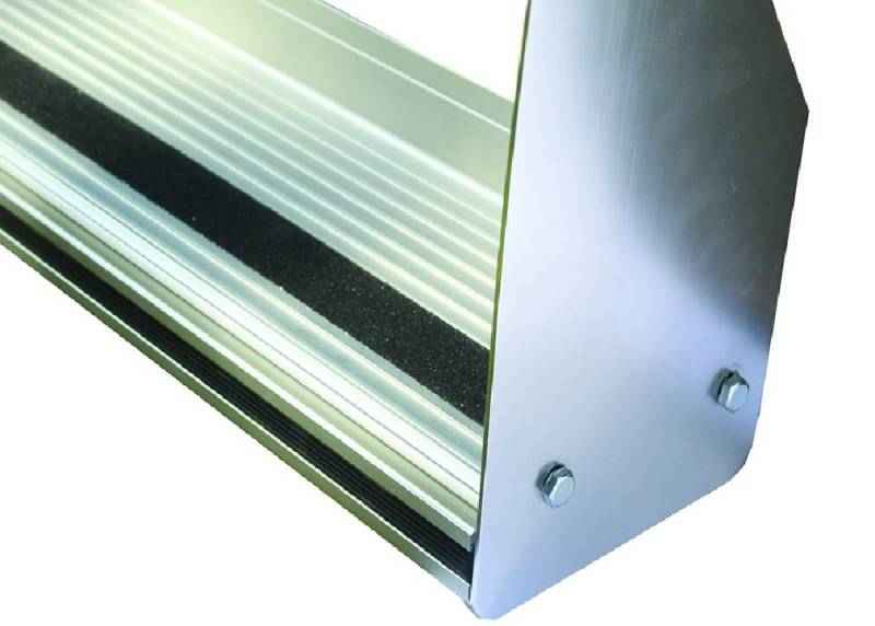Black Horse RUN102SS Commercial Aluminum Board, 350-lb Rating