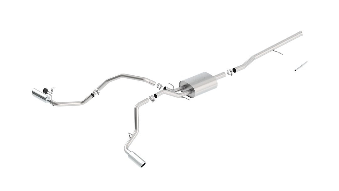 Borla 140546 ATAK Split-Side Stainless Cat-Back - image 1