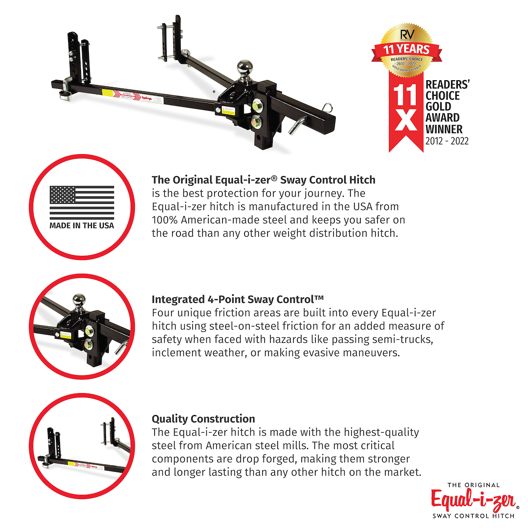 Equal-I-Zer 90-00-1401 Weight Distribution Hitch - image 4