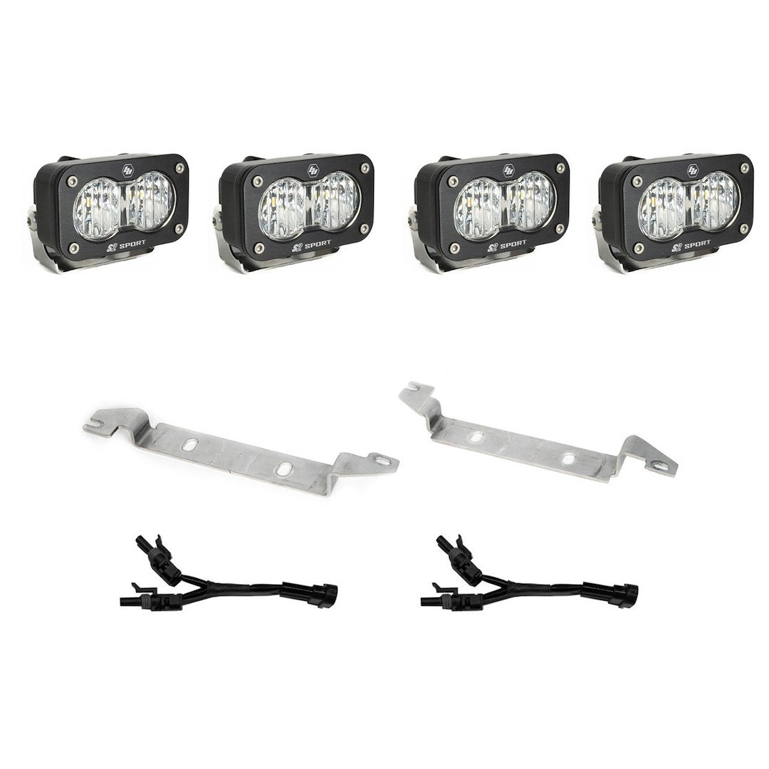 Baja Designs 448280 4Runner Four-Light S2 Sport Fog Kit - image 1
