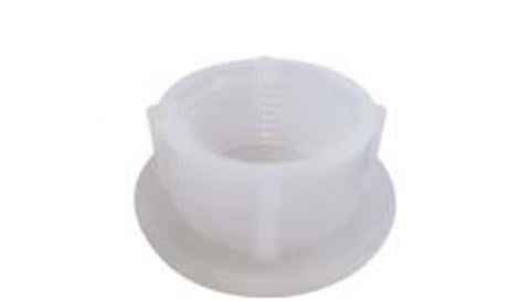 Icon 12509 White Female-Thread Spin-Weld Tank Connector