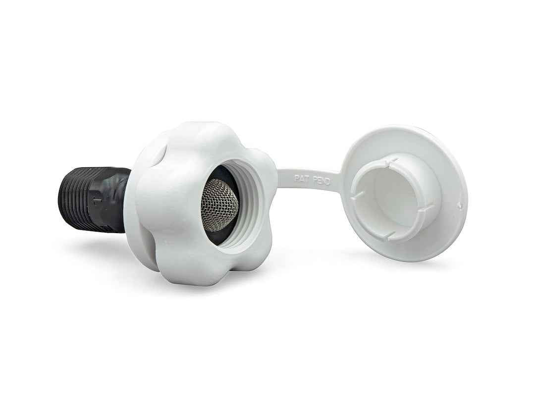B&B Molders 94210 White 1/2-Inch MPT Water Check Valve