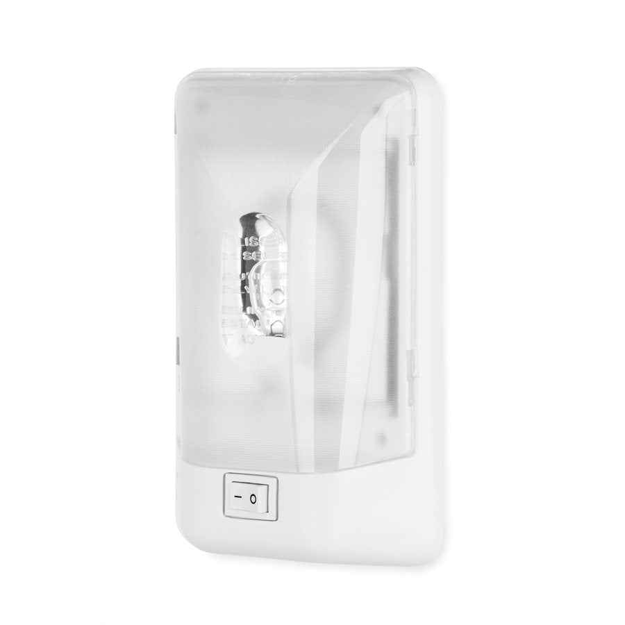 Camco 41330 12V Rectangular 12-Inch RV Dome Light