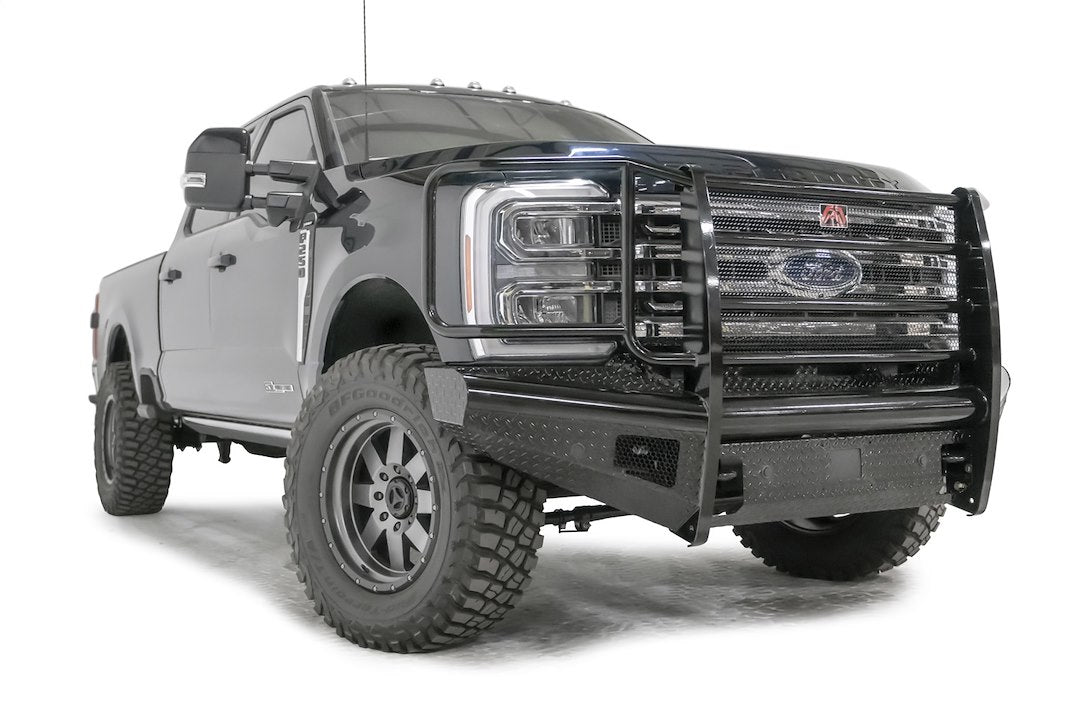 Fab Fours FS23-S5960-1 Front Bumper, Black Steel Series