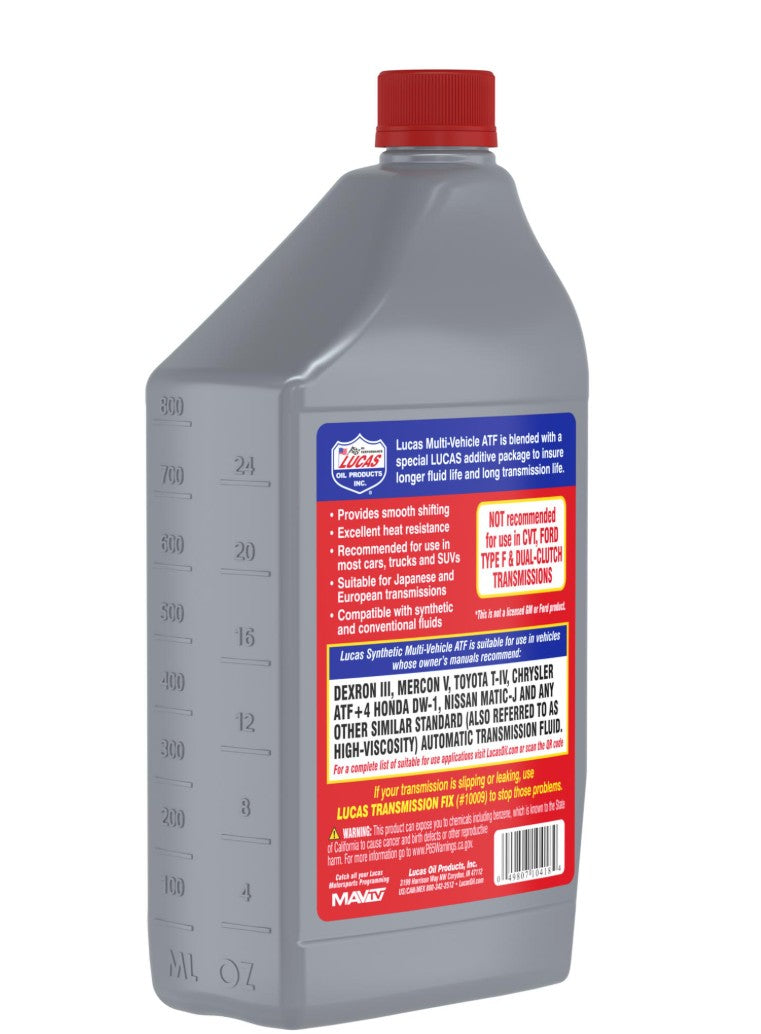 Lucas Oil 10418 Multi-Vehicle ATF
