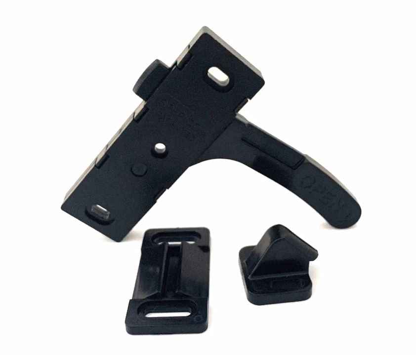 JR Products 0611865 Left/Right Screen-Door Latch, 3-Inch Centers