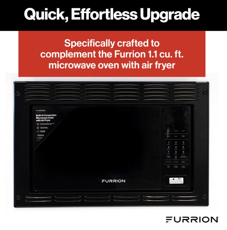 Furrion Microwave Trim Kit for FMAM11AA-BL - Black – 2024001707