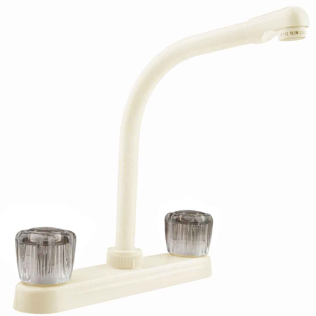 Dura Faucet High-Arc Kitchen Faucet - Bisque Parchment – DF-PK210S-BQ