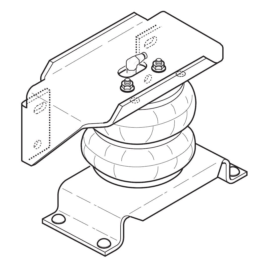 Firestone Industrial 2404 Helper Spring Kit - image 1