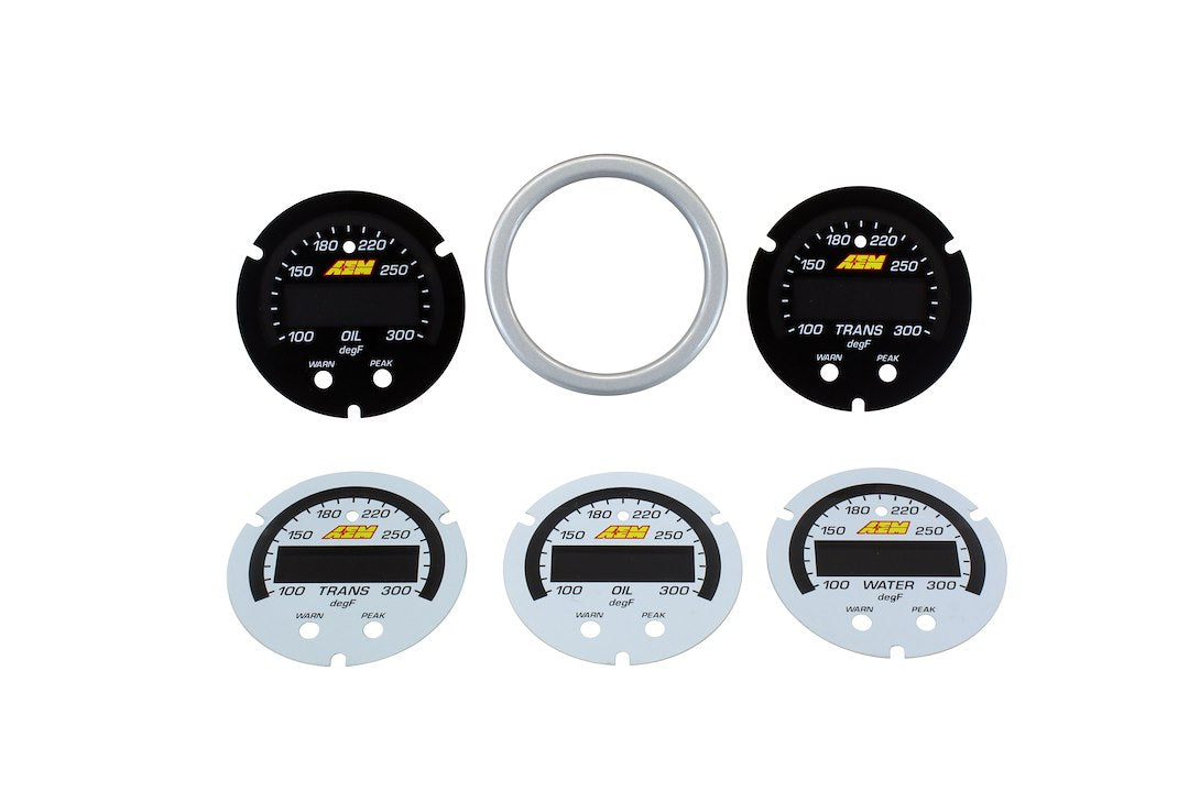 AEM Electronics 30-0302-ACC X-Series White Face Overlay, Needle-Free - image 3
