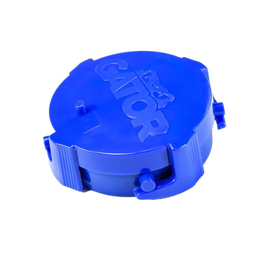Duraflex 22191 Cobalt Blue 3.4-Inch Gator Bayonet Caps, Pair