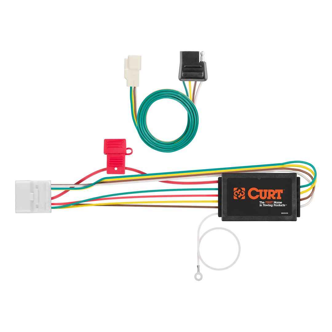 CURT Custom 4-Way Flat Wiring - Toyota Highlander – 56217