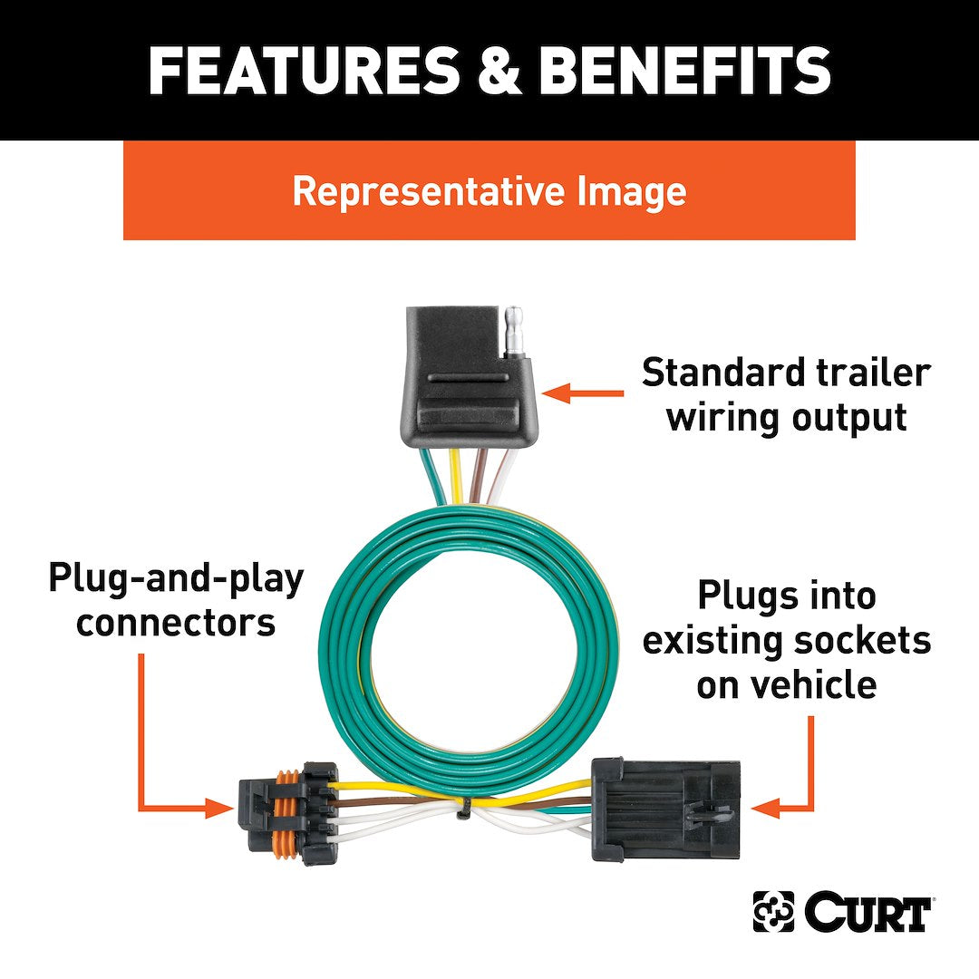Curt 55315 Trailer Wiring Connector - image 2