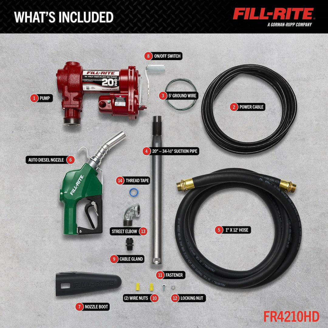 Fill-Rite Fr4210hd High-Flow Liquid-Transfer Pump