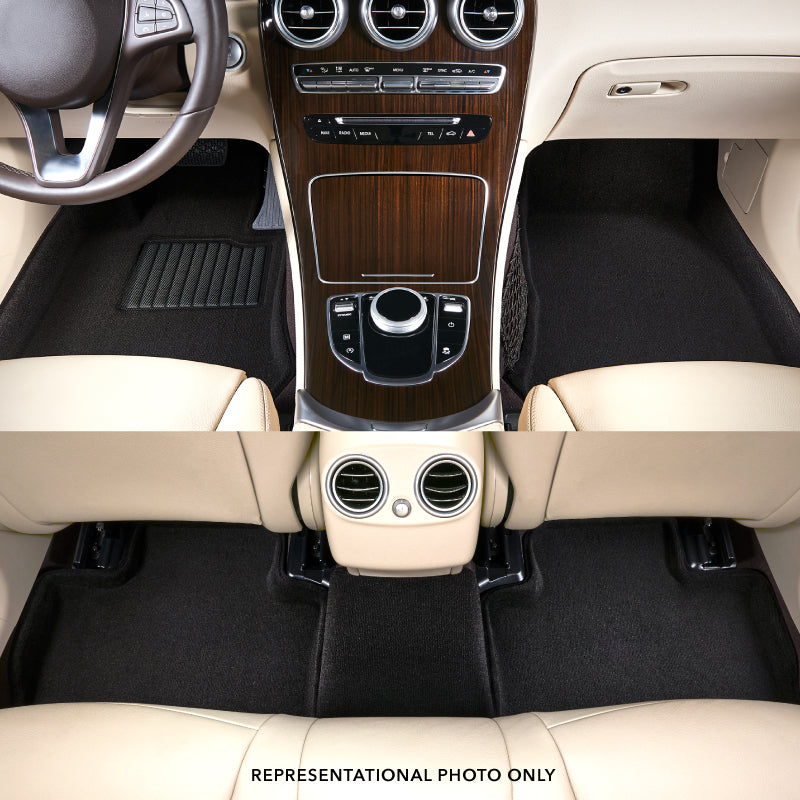 3D Mats L1FR16504709 Super Duty ELEGANT Black Carpet Mat Set - image 3