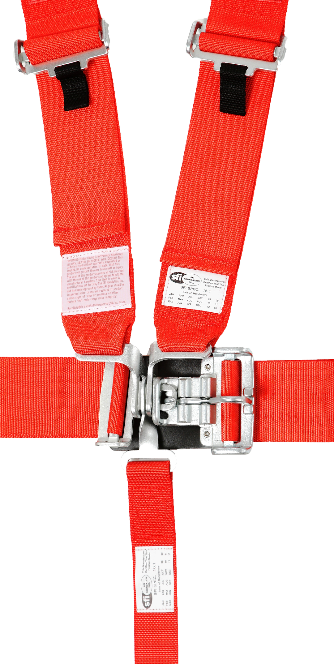 Racequip 711011 Five-Point Latch-and-Link Restraint Set