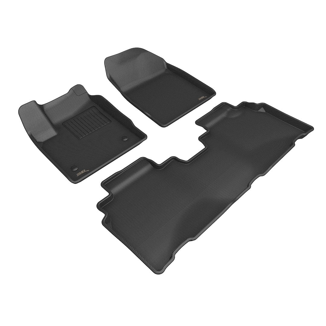 3D Mats L1CH108015 Blazer EV KAGU Black 3-Piece Floor Mats - image 1
