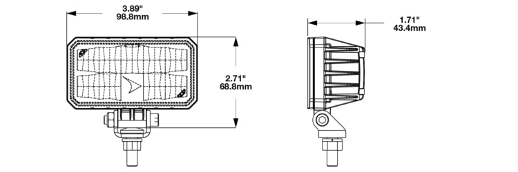 J.W. Speaker 1603921 792 Work Lamp
