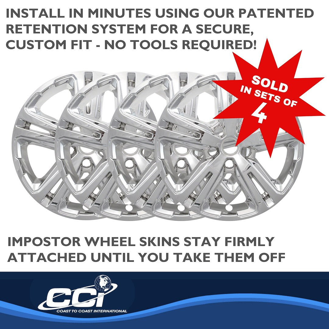 Coast To Coast IMP417X Terrain 17-Inch Chrome Impostor Skins - image 5