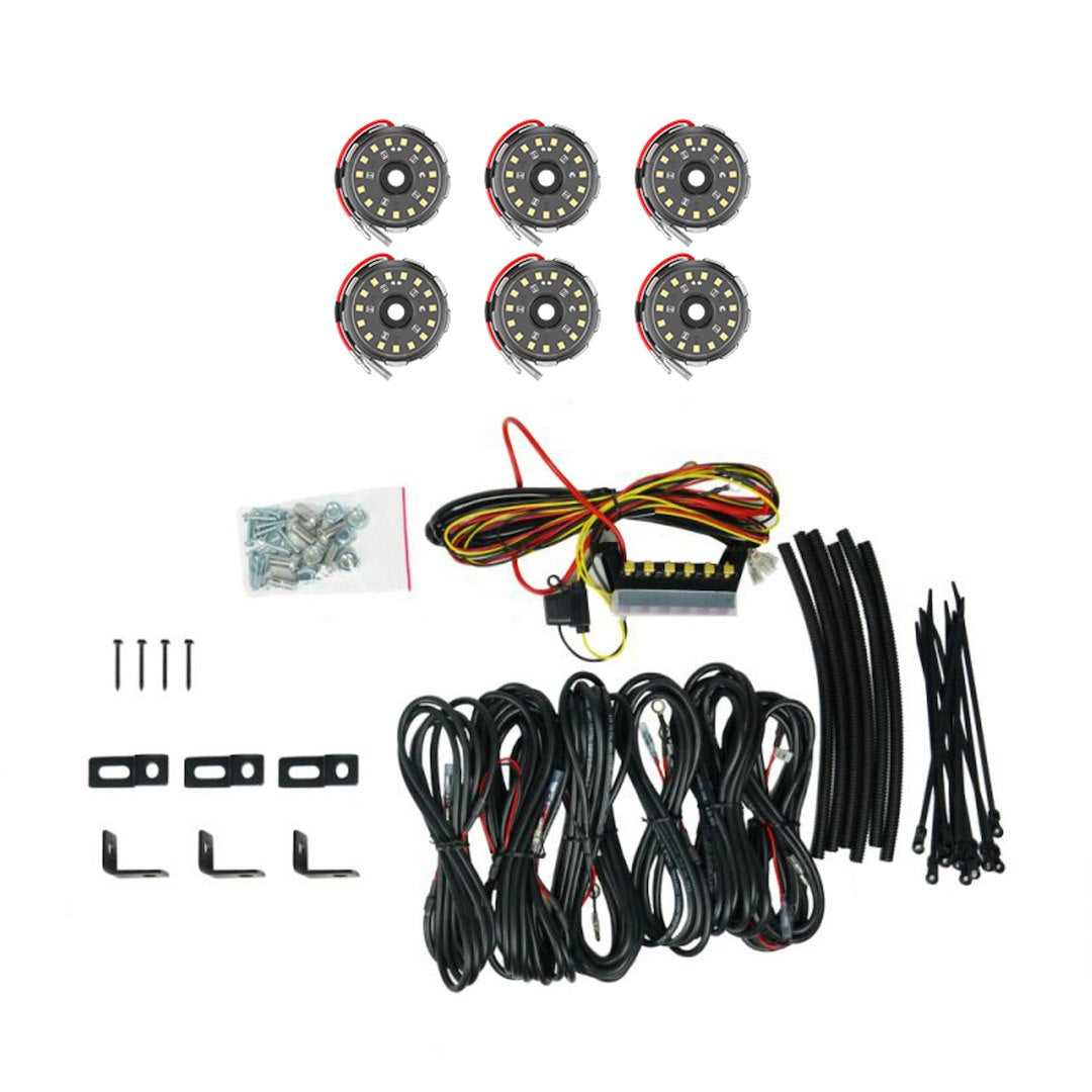 KC Hilites 91040 Cyclone V2 LED Rock-Lamp Set