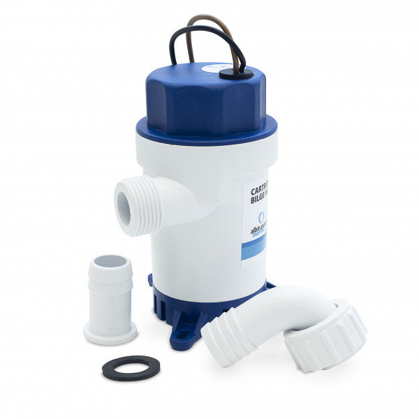 Albin 01-02-002 12V Cartridge Bilge Pump, 500 GPH - image 2