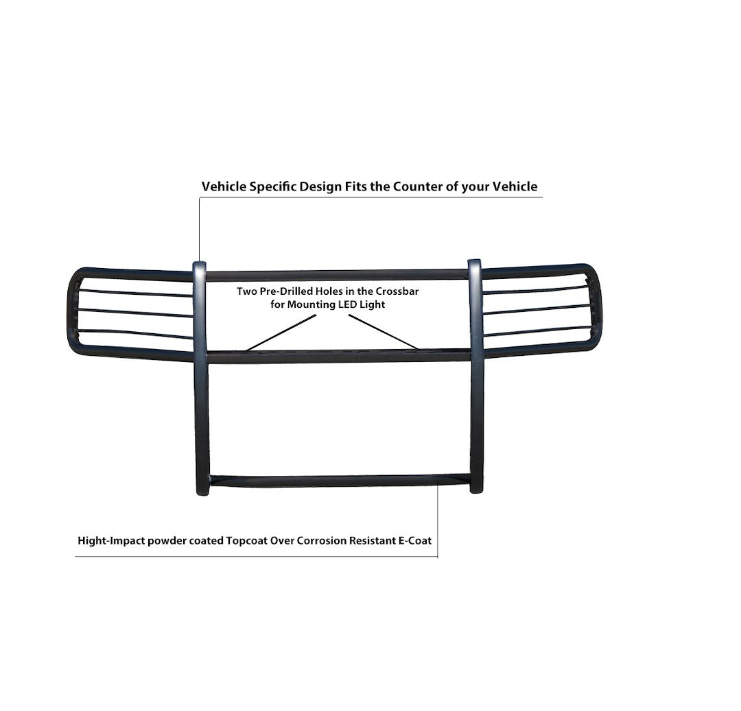 Black Horse Offroad 17FP11MA Bronco Sport Modular Grille/Brush Guard - image 8
