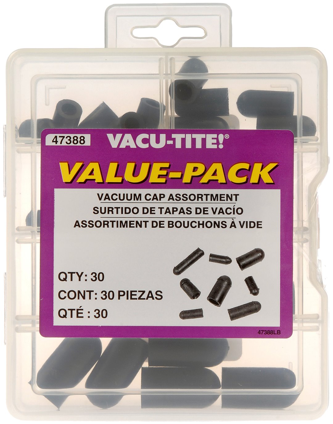 Dorman OE Solutions 47388 Assorted Vacuum Caps, 30 Pieces - image 2