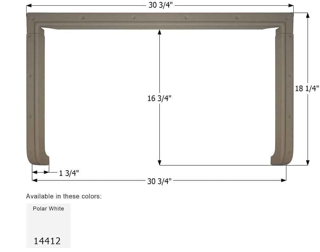 Icon Step Trim - 30-3/4 in – 14412