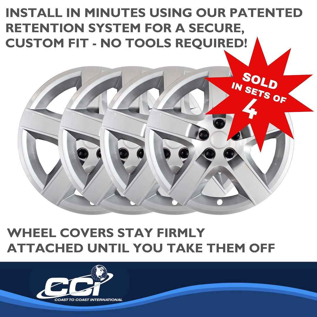 Coast To Coast 43517S Five-Spoke Steel-Wheel Covers for Malibu - image 4