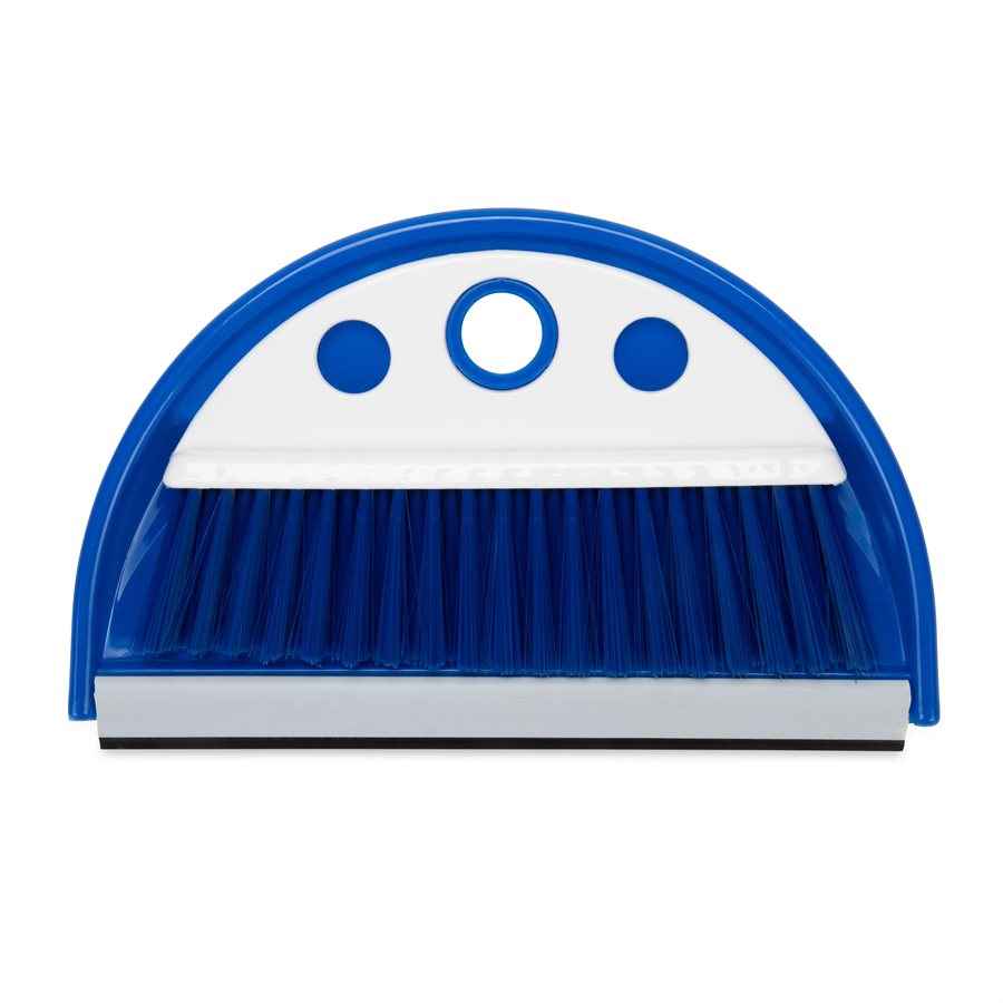 Camco 43945 Compact Dustpan and Blue Whisk Broom Set