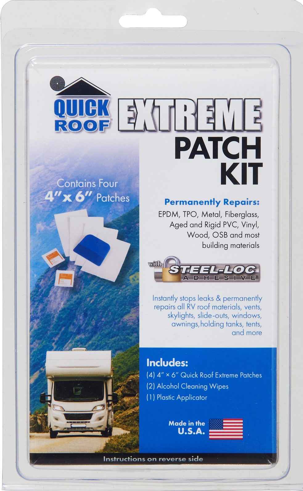 CoFair Product UBE46KIT Quick Roof Extreme White 6-by-4-Inch Patch