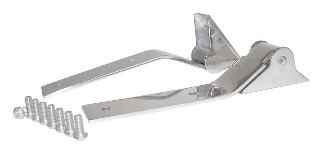 Crown Automotive RT34049 Stainless Tailgate Hinge Service Set - image 1